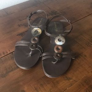 Kenneth Cole Reaction Brown Sandals